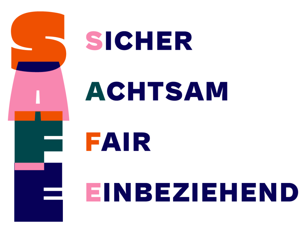 Sicher, achtsam, fair, einbeziehend