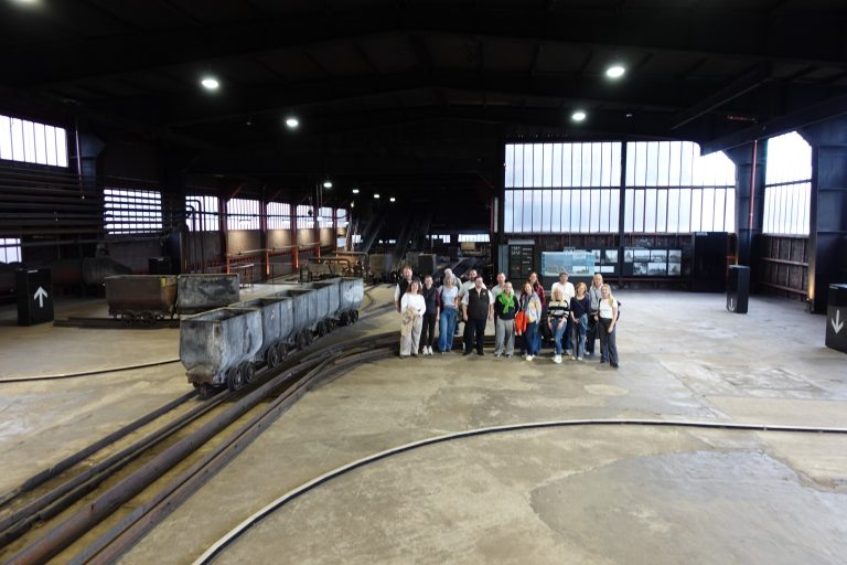Gruppenbild in der Zeche Zollverein